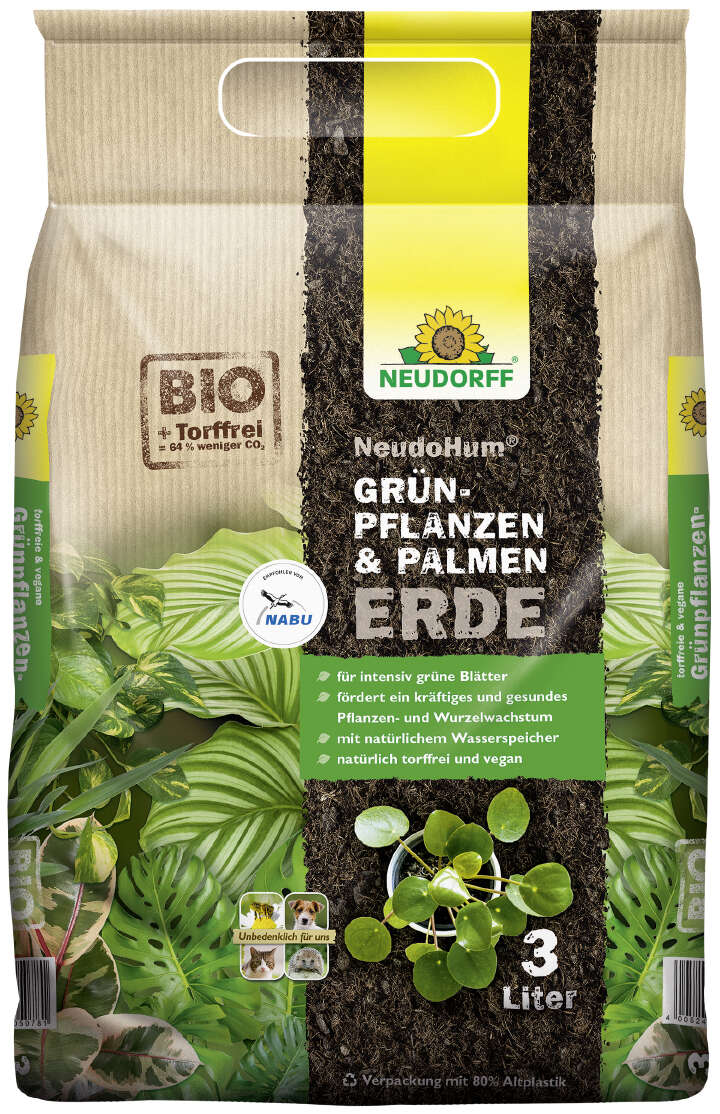 NEUDORFF NeudoHum Grünpflanzen- und Palmenerde torffrei